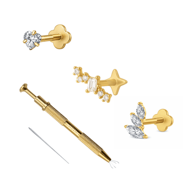 The Snooze Stack Bundle Gold - Smoothie London - Gold - plated Titanium