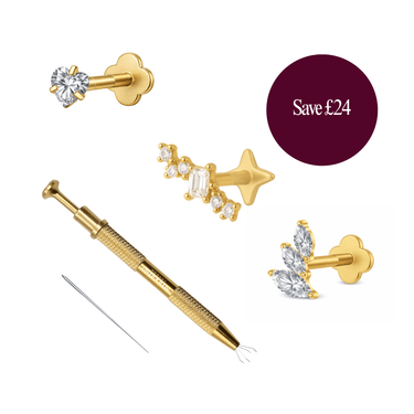 The Snooze Stack Bundle Gold - Smoothie London - Gold - plated Titanium