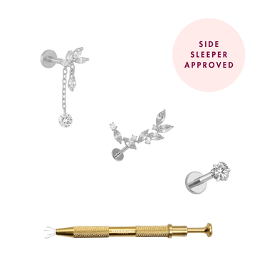 The Snooze Stack in Silver - Smoothie London - Titanium