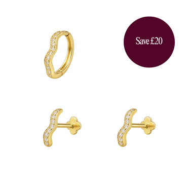 Tidal Bundle Gold - Smoothie London - Gold - plated Titanium