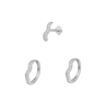 Tidal Bundle Silver - Smoothie London - PureTone Titanium Silver