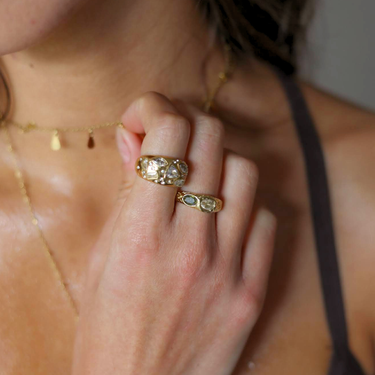 Treasure Ring Gold - Smoothie London - PureTone™ Waterproof Silver