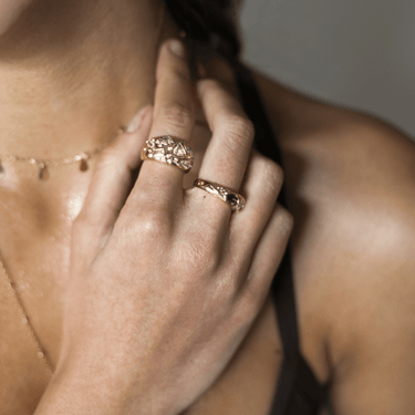 Treasure Ring Gold - Smoothie London - PureTone™ Waterproof Silver