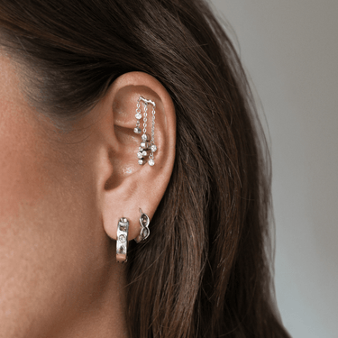 Trickle Flatback Silver - Smoothie London - Titanium