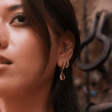 Whorl Flatback Silver - Smoothie London - Titanium