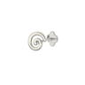 Whorl Flatback Silver - Smoothie London - Titanium