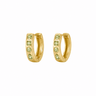 Zellige Hoops Olive Gold - Smoothie London - PureTone™ Waterproof Gold