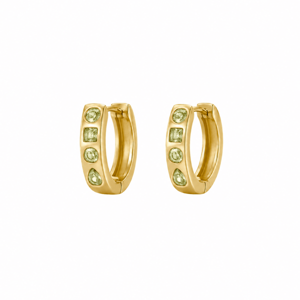 Zellige Hoops Olive Gold
