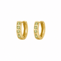 Zellige Hoops Olive Gold