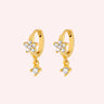 Bloom Huggies White/Gold - Smoothie London - Sterling Silver