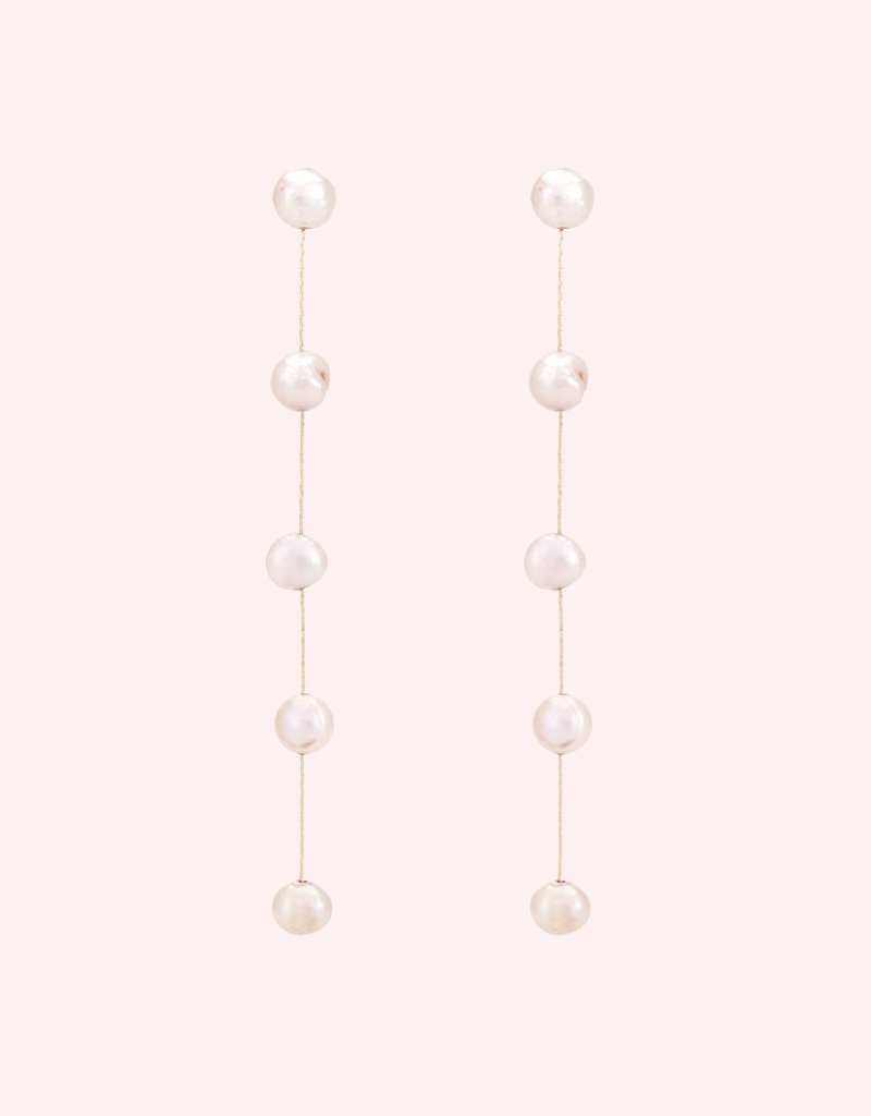 Chelsea String Pearls - Smoothie London - Sterling Silver