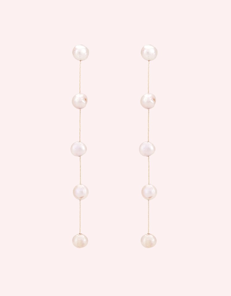 Chelsea String Pearls - Smoothie London - Sterling Silver