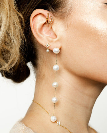 Chelsea String Pearls - Smoothie London - Sterling Silver