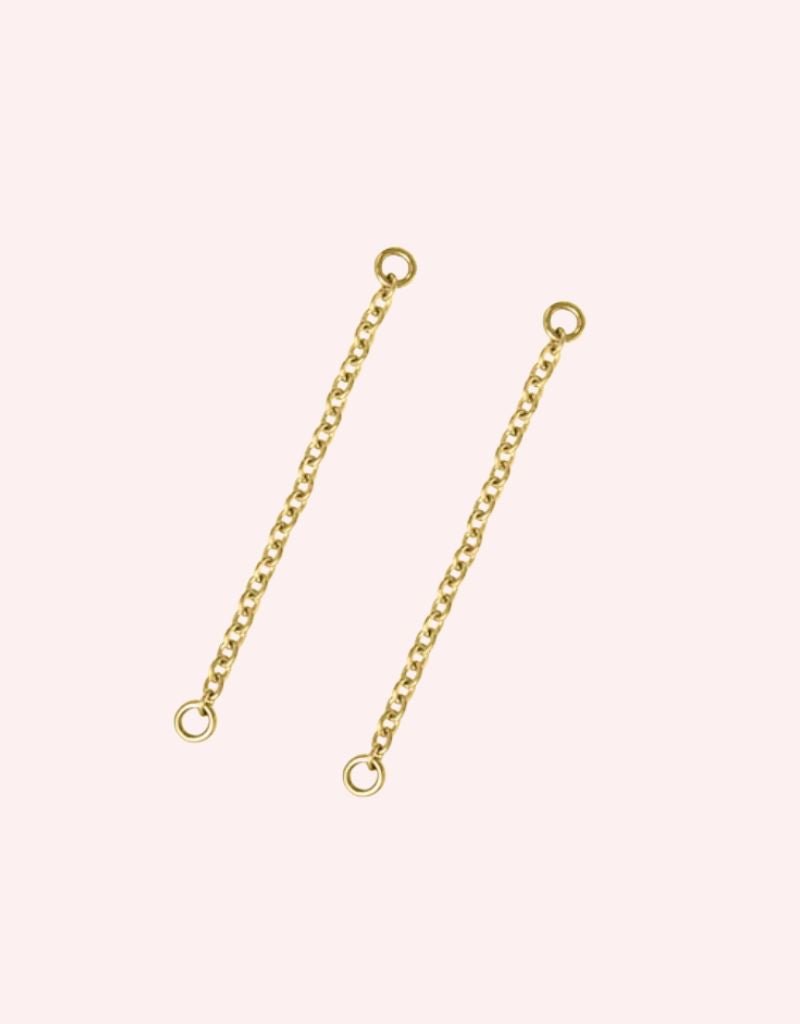 Connector chain gold - Smoothie London - Sterling Silver