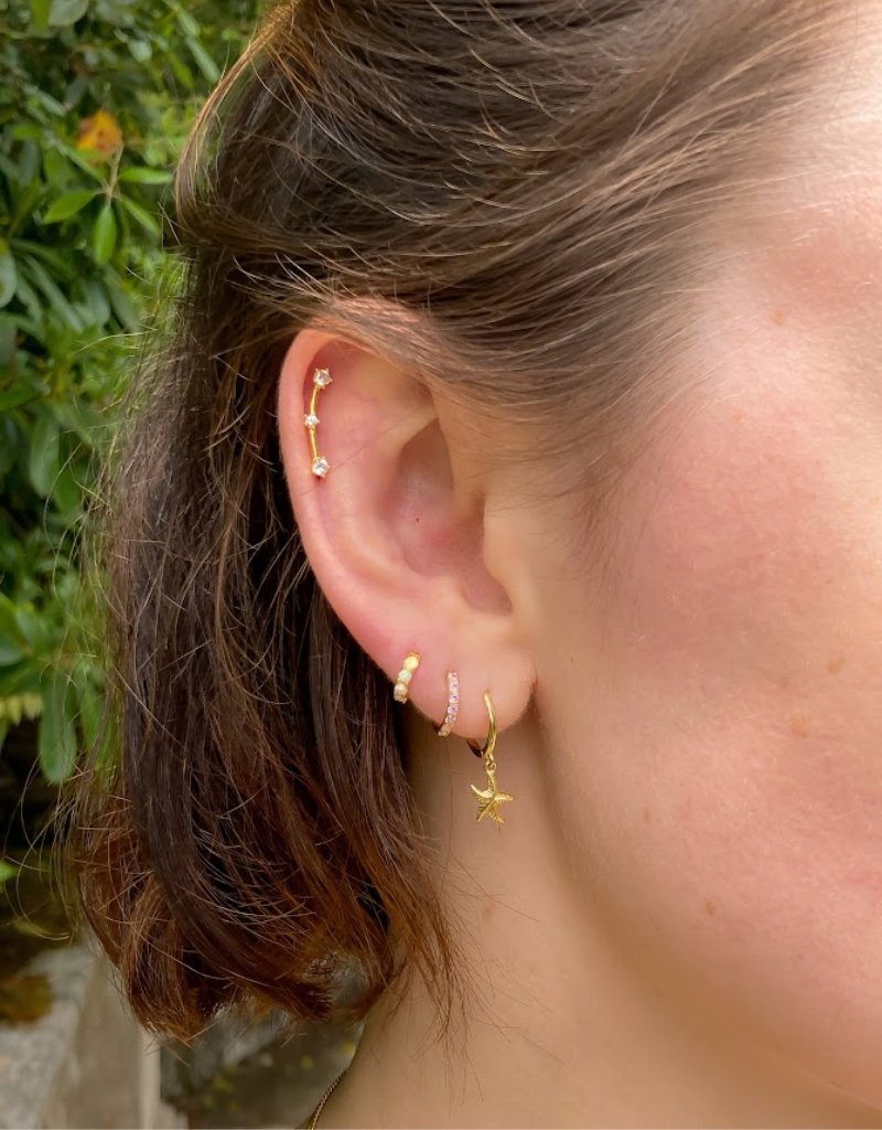 Constellation Stud - Gold - Smoothie London - Sterling Silver