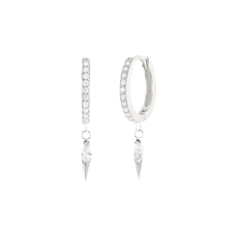 Donatella Huggies Silver - Smoothie London - Sterling Silver