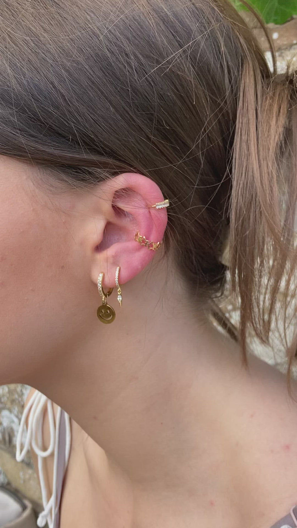 star ear cuff, celestial earrings, stars earrings, no piercing earrings