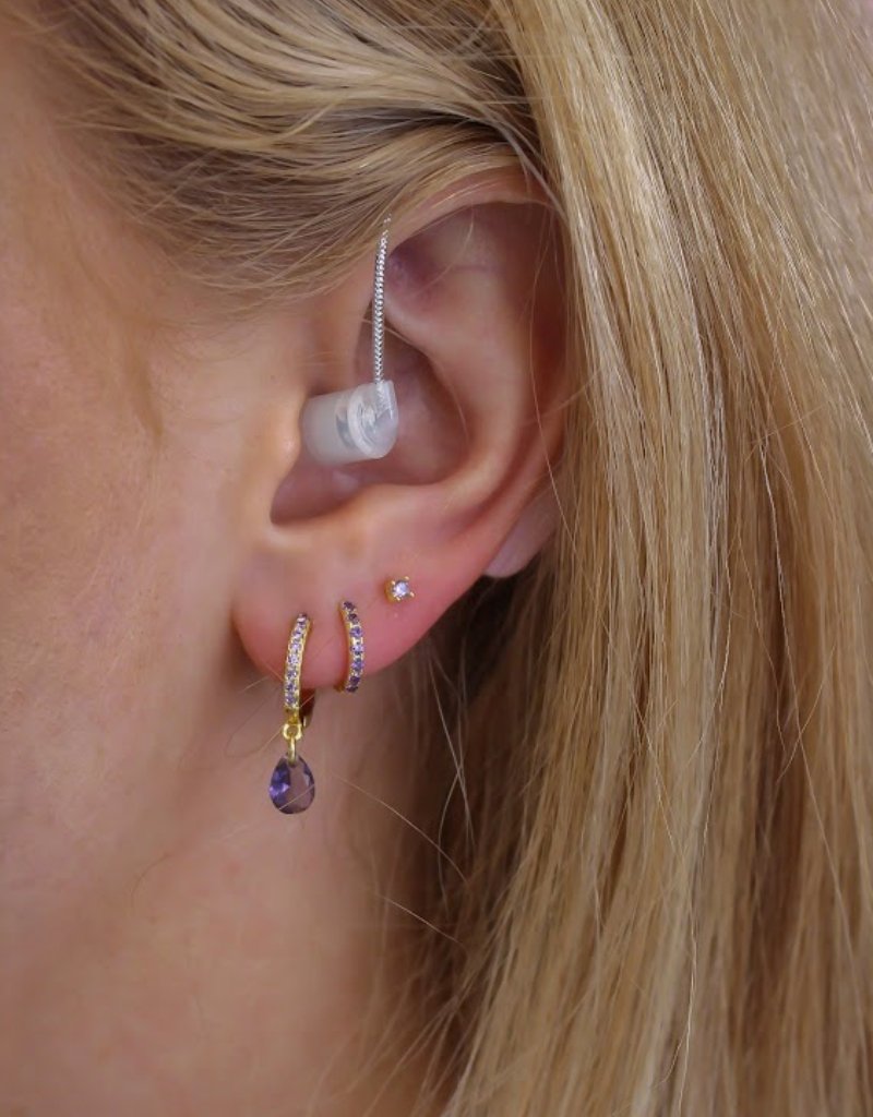 Everyday Ear Party Lilac/Gold - Smoothie London - Sterling Silver