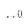 Everyday Ear Party Lilac/Silver - Smoothie London - Sterling Silver