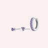 Everyday Ear Party Lilac/Silver - Smoothie London - Sterling Silver