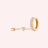 Everyday Ear Party Pink/Gold - Smoothie London - Sterling Silver