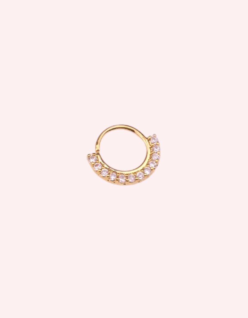 High Altitude Daith Ring Gold - Smoothie London - Stainless Steel