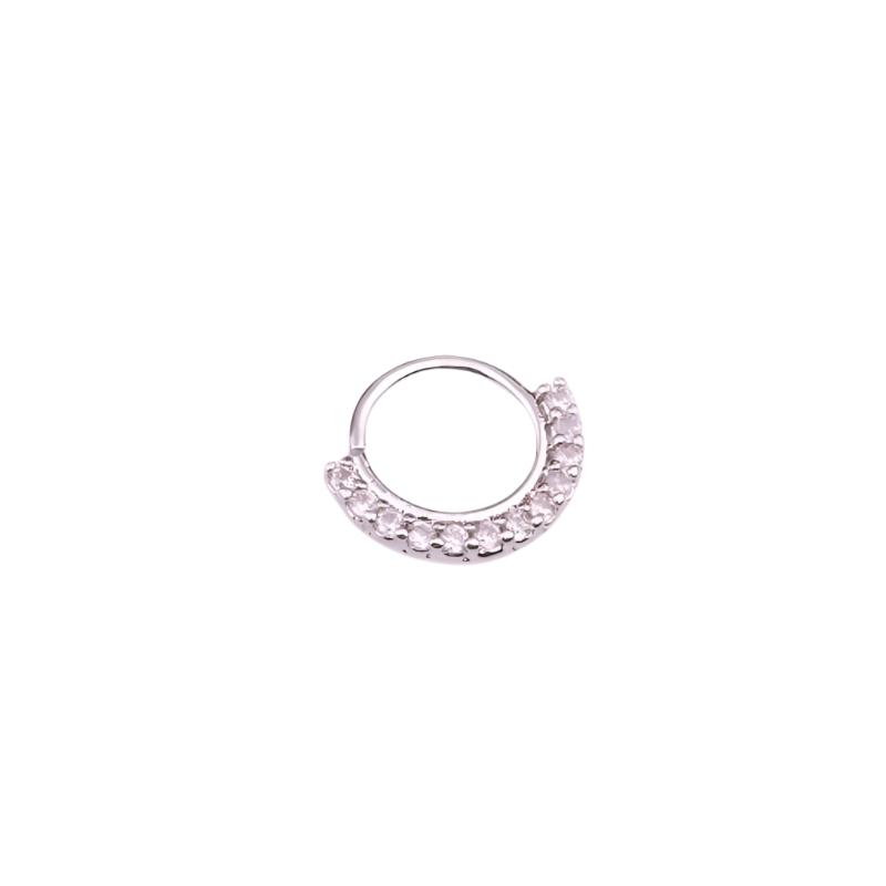 High Altitude Daith Ring silver - Smoothie London - Stainless Steel