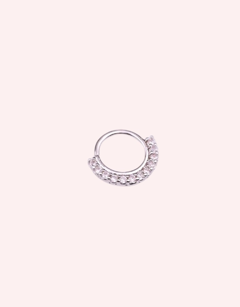 High Altitude Daith Ring silver - Smoothie London - Stainless Steel
