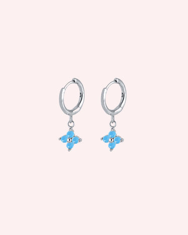 Lucky Charm Aqua/Silver - Smoothie London - Sterling Silver