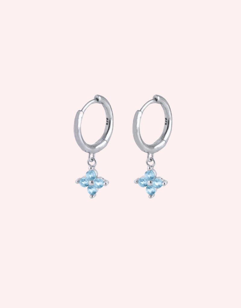Lucky Charm Baby Blue/Silver - Smoothie London - Sterling Silver
