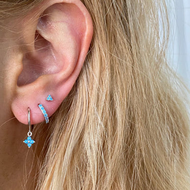 Lucky Charm Baby Blue/Silver - Smoothie London - Sterling Silver