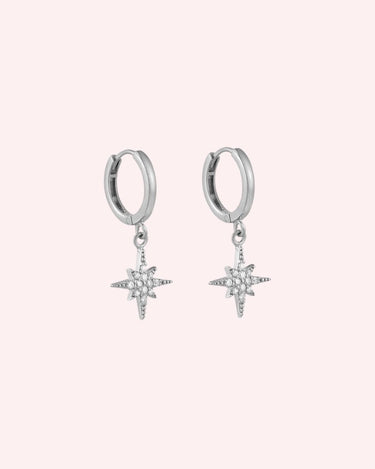North Star Huggies Silver - Smoothie London - Sterling Silver