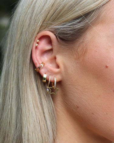 Stars Align Ear Cuff - Smoothie London - Stainless Steel