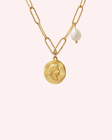 Venice coin necklace - Smoothie London - Stainless Steel